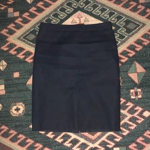 J crew Navy pencil skirt
